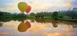 Hot Air Balloon reflection